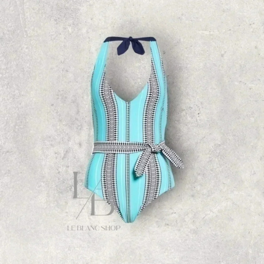 NEW LEMLEM Luchia Belted One-Piece Swimsuit B944